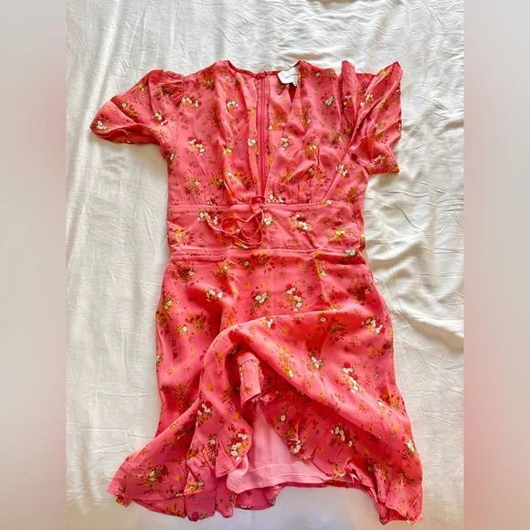 Reformation Floral Pink Dress - Picture 4 of 11